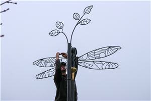 Public Works Installs the Eyes